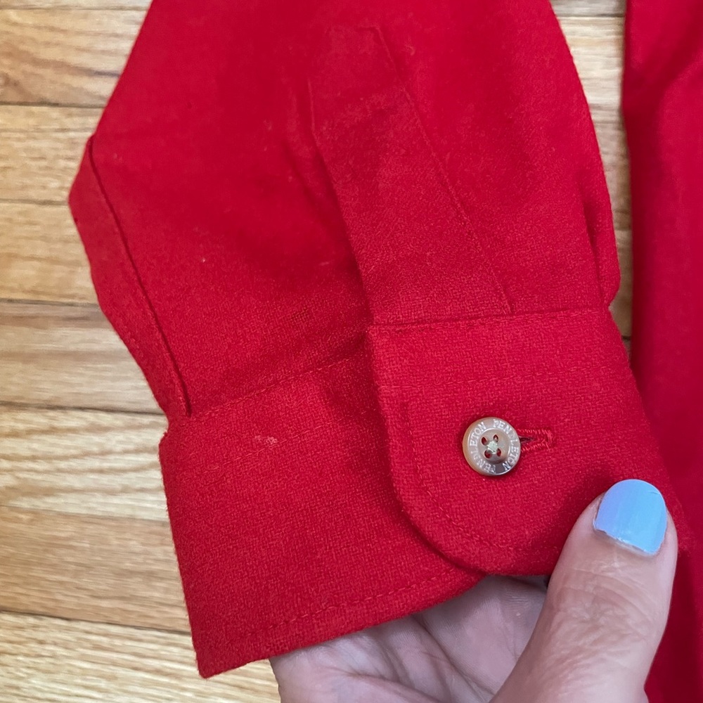 Pendleton Red Wool Buttondown - image 4